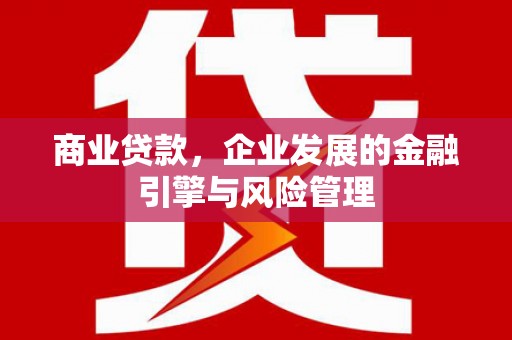 景谷商业贷款，企业发展的金融引擎与风险管理