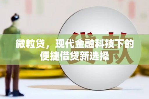 景谷微粒贷，现代金融科技下的便捷借贷新选择