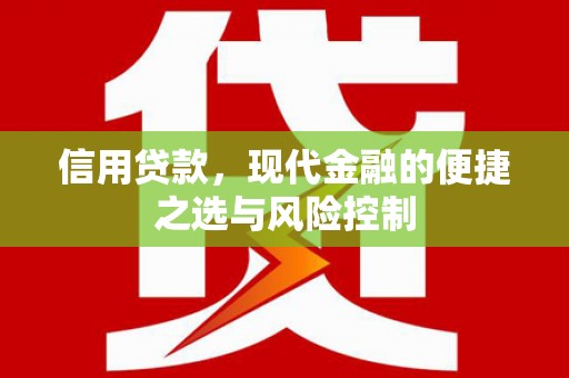 景谷信用贷款，现代金融的便捷之选与风险控制