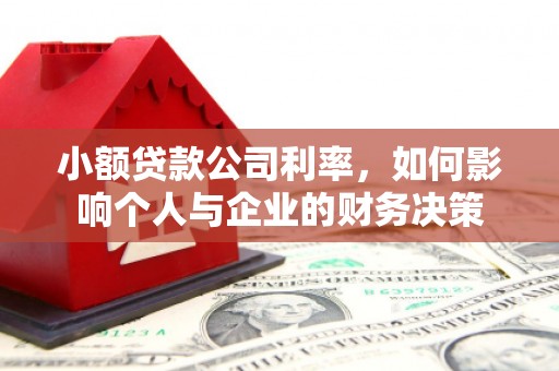 景谷小额贷款公司利率，如何影响个人与企业的财务决策