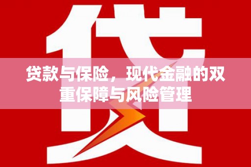 景谷贷款与保险，现代金融的双重保障与风险管理