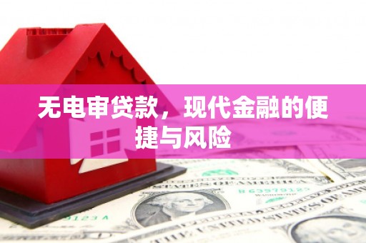 景谷无电审贷款，现代金融的便捷与风险