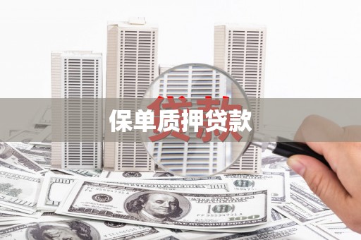 景谷保单质押贷款