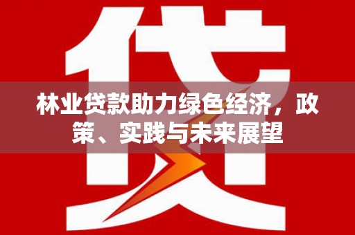 景谷林业贷款助力绿色经济，政策、实践与未来展望