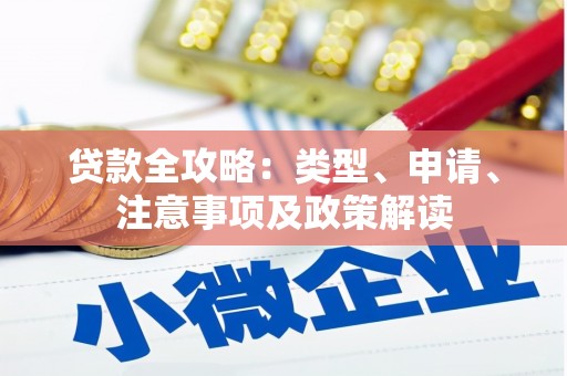 景谷贷款全攻略：类型、申请、注意事项及政策解读